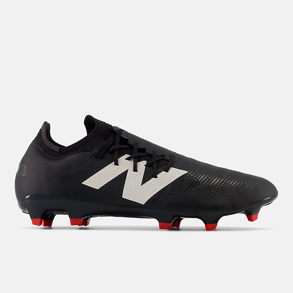 New Balance FURON PRO FG V7+ Shoes Black with White and True Red